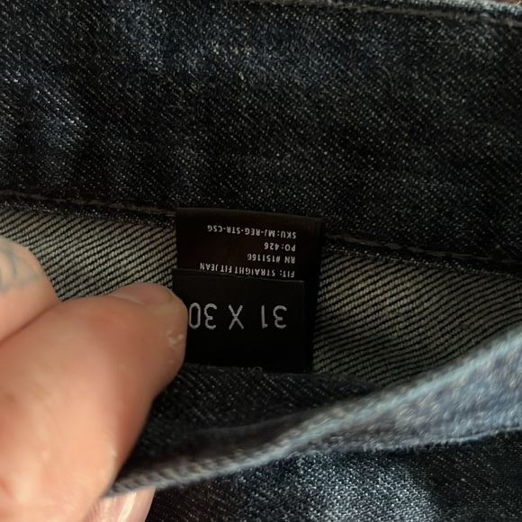 DSTLD Dark Blue Selvedge Jeans 31x30 - Picture 4 of 6